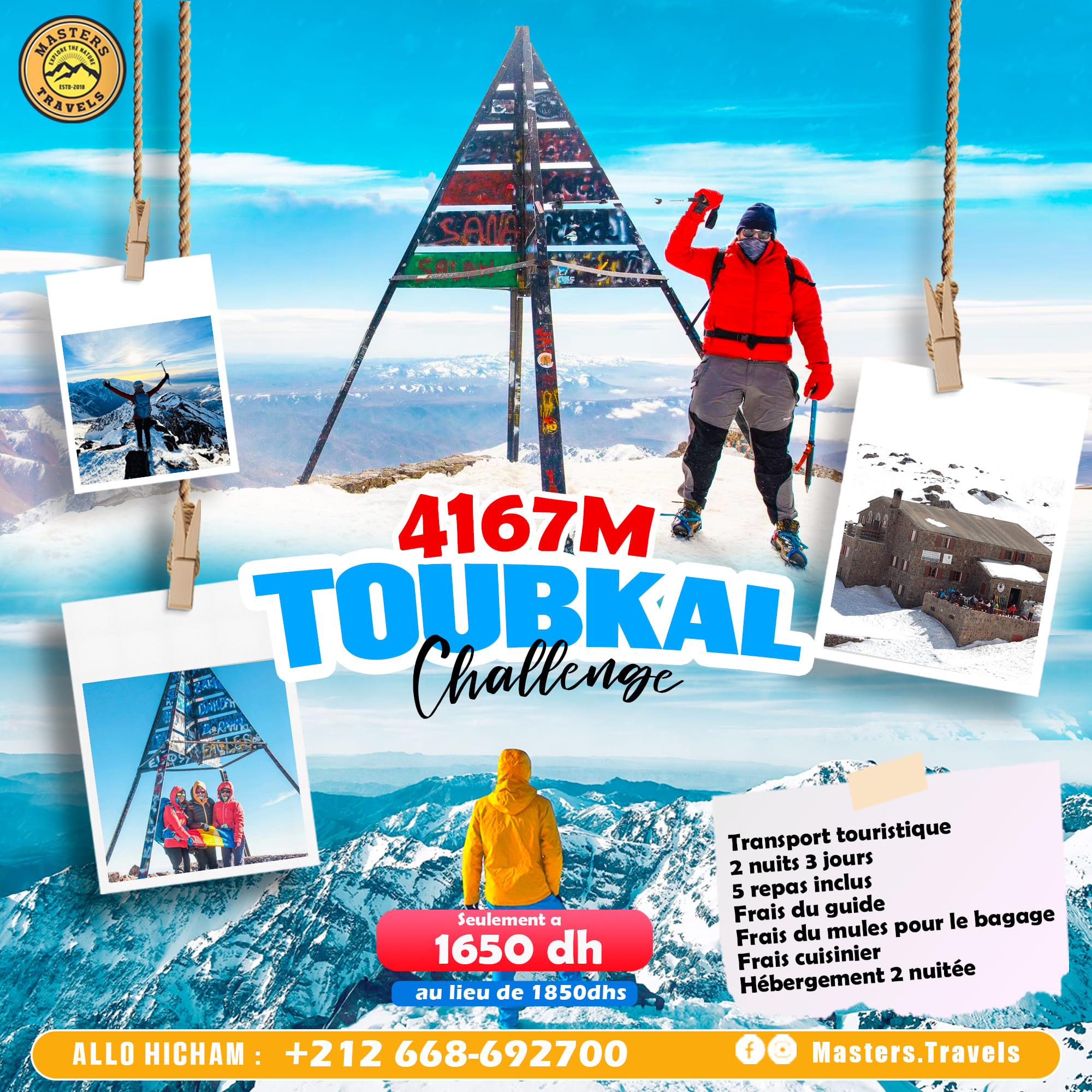 Toubkal 4167M challenge 