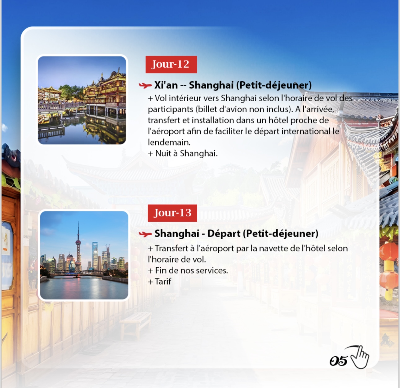 VOYAGE IMPÉRIAL Shanghai → an'Xi → Luoyang → Pékin 6