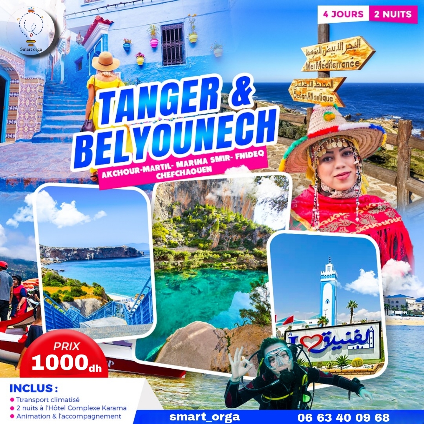 🌙✨ Voyage vers le Nord magique : Tanger & Belyounech ✨🌊