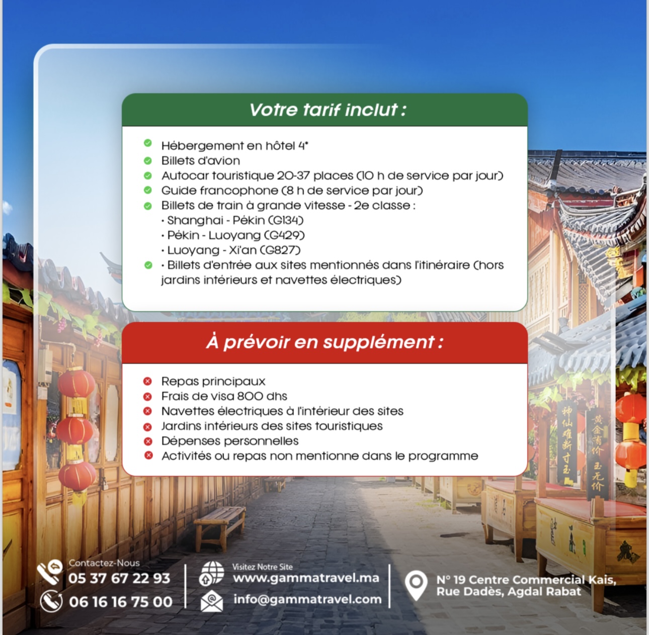 VOYAGE IMPÉRIAL Shanghai → an'Xi → Luoyang → Pékin 7