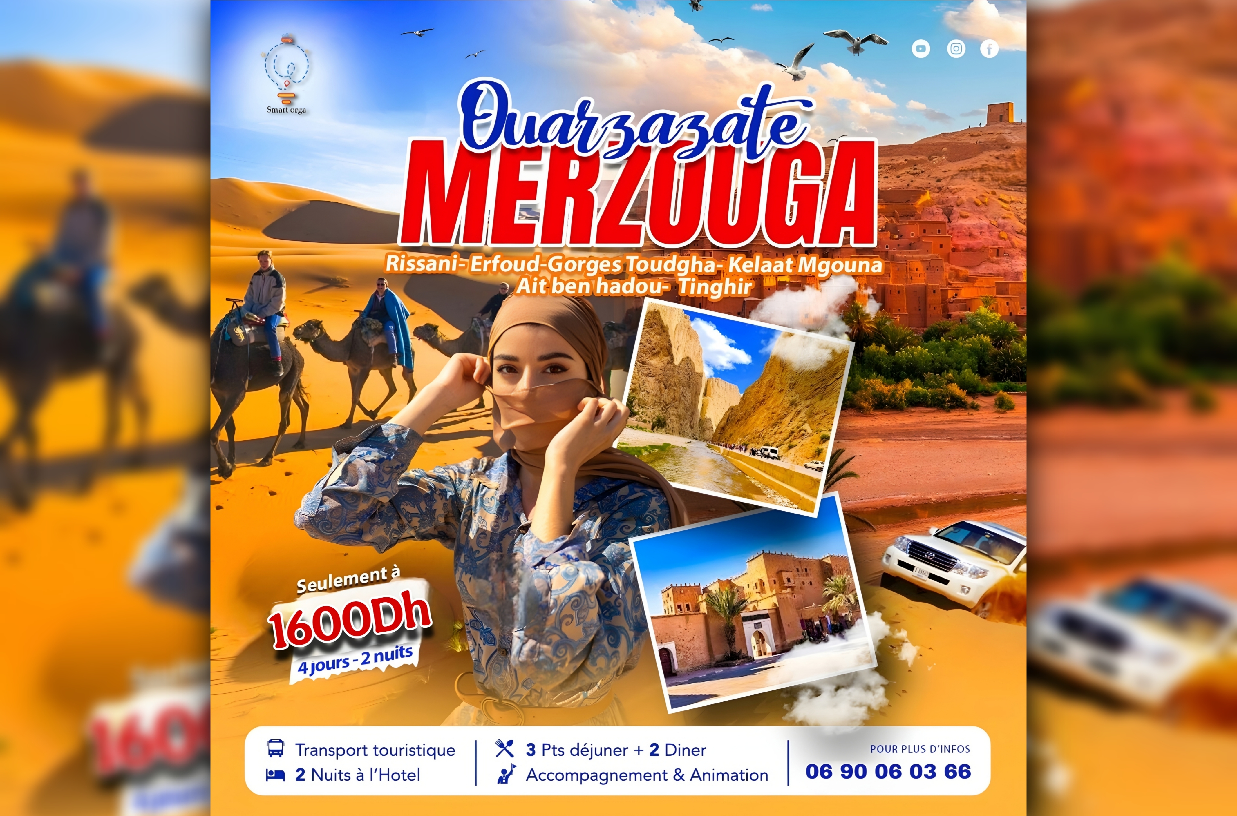 "Sahara Experience: Merzouga, Arfoud & Rissani - Le Cœur du Désert Marocain" (Copie)