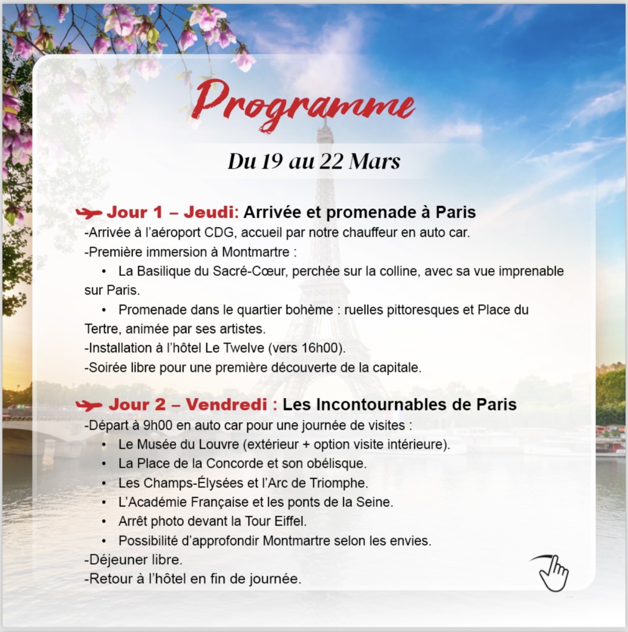 Paris  Special Vacances Eid Al Fitr 2