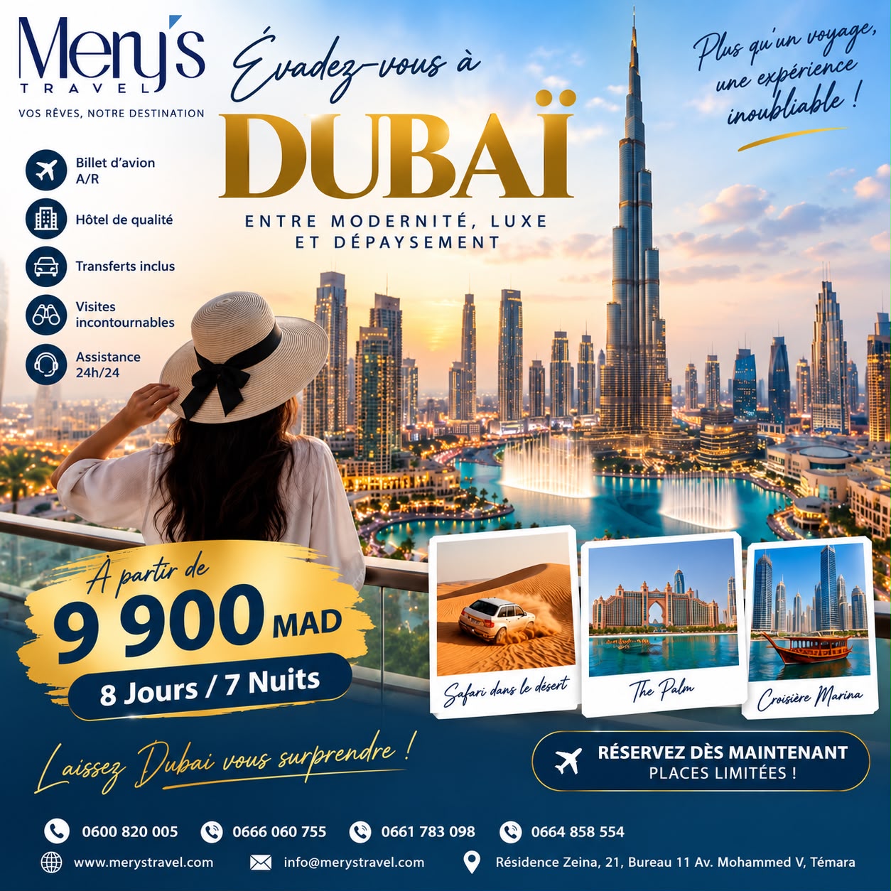 DUBAÏ 🇦🇪✈️  8 JOURS / 7 NUITS