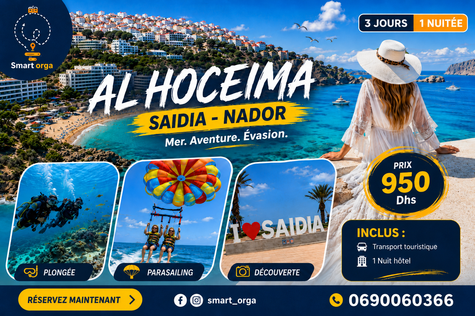 🌴 Vivez l’Expérience Al Hoceïma – Été 2026 