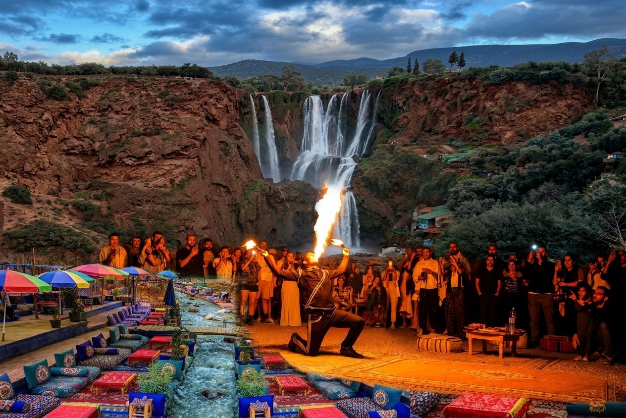 3-Day Morocco Adventure from Marrakech: Mountains, Waterfalls, Desert & Beach