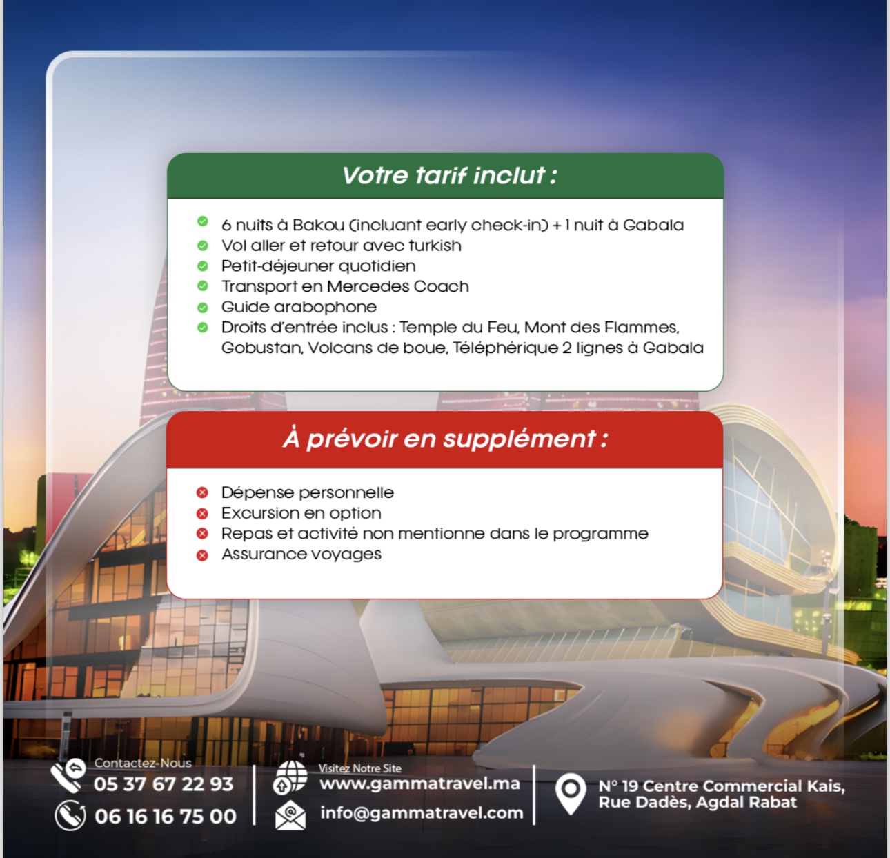 L'ÉCLAT DU CAUCASE  Bakou & Gabala 6