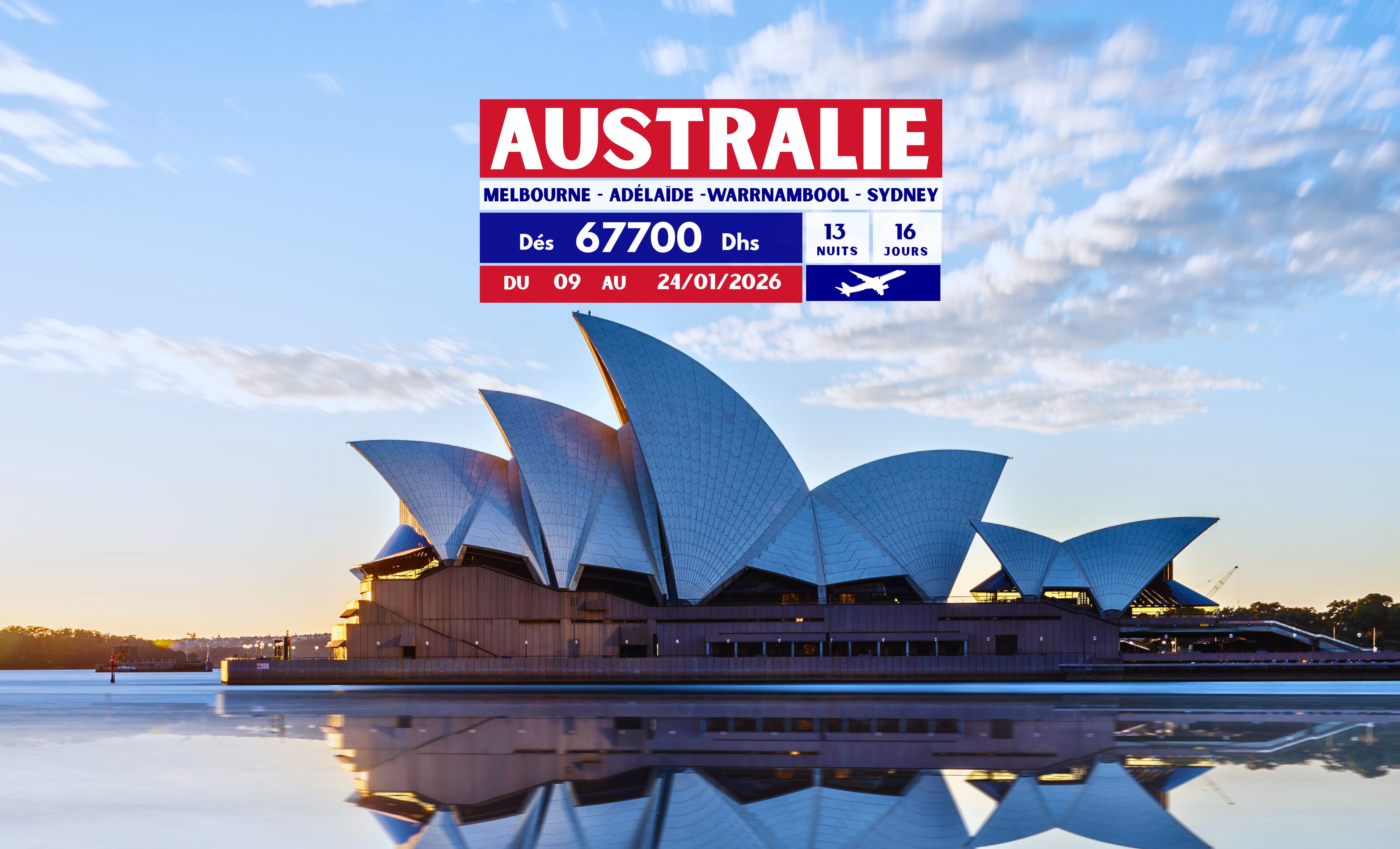 Voyages Organisés vers Australie
